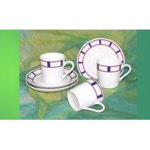 Ensemble tasse et sous tasse Empire