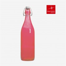 Bouteille limonade rouge avec bouchon mécanique