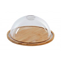 Cloche à fromage ou gâteau + plat