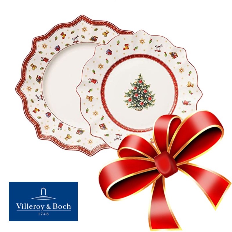 Assiettes de Noël Villeroy & Boch : assiettes de Noël en porcelaine