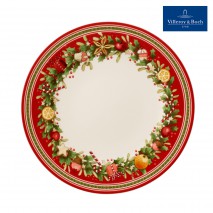 Assiette plate Noel Villeroy et Boch