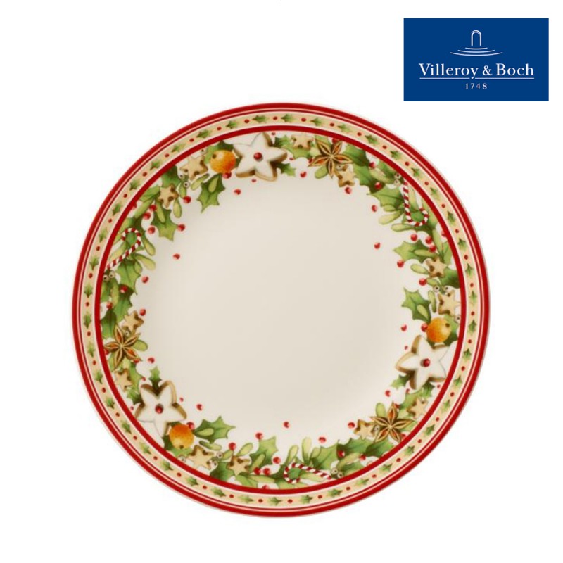 Assiette dessert Noel Villeroy et Boch - Porcelaine des Pins