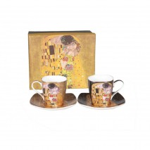 Coffret 2 tasses à café G.Klimt