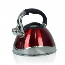 Bouilloire 3L inox rouge