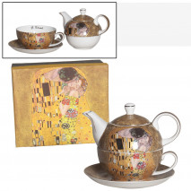 Coffret duo tasses avec anse collection Gustave klimt