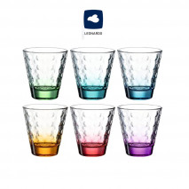 Verres bas couleur Léonardo (les 6)