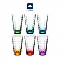 Verres hauts couleur Léonardo (les 6)