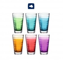 Verres couleur à orangeade Léonardo (les 6)