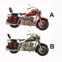 Moto en métal type Harley