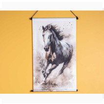 Décoration murale en toile cheval