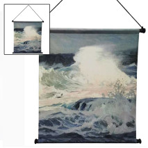 Décoration murale en toile vague de l'océan