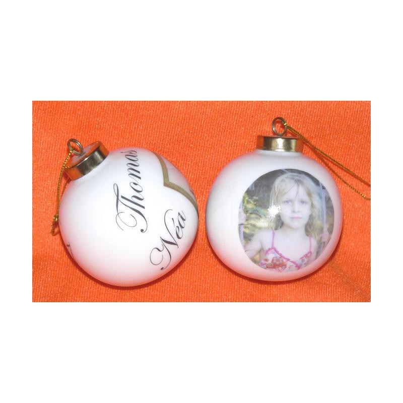 Boule de Noël originale - Porcelaine des Pins