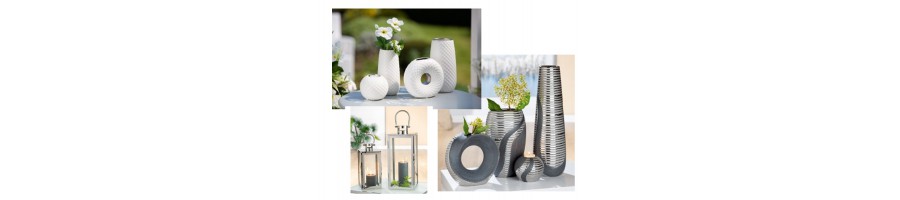 Vases, soliflores, cache pot, coupes et coupelles